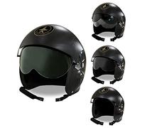 WIDMANN WDM04858 - Costume Per Adulti Elmo Pilota Jet da Combattimento, Nero, Taglia Unica