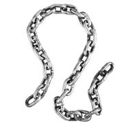 W WIDMANN MILANO Party Fashion, catena 01208, accessorio versatile, materiale resistente, lunghezza 150 cm, design chic argento e nero, facile da usare per tutti i tuoi costumi