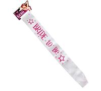 WIDMANN 8855B - Fascia Bride To Be in Raso, Adulto Donna, Addio al Nubilato, Sposa, Carnevale, Feste A Tema