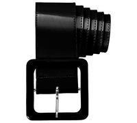 W WIDMANN MILANO Party Fashion, Cintura in vinile nero, Stile retrò, comfort regolabile, versatile per le feste, materiali durevoli, facile da pulire, non adatto a bambini di età inferiore a 1 anno