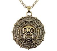 W WIDMANN MILANO Party Fashion - Collana con bussola a teschio | Accessorio da pirata, accessorio per costumi per il Carnevale e le feste a tema