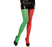 W WIDMANN MILANO Party Fashion - Collant a rete, 40 DEN, 2 colori, elfo, Natale, carnevale, festa a tema