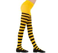 W WIDMANN MILANO Party Fashion - Collant a righe per bambini, accessori per costumi da strega, coccinella, ape, elfo, per tutti i giorni e molto altro ancora