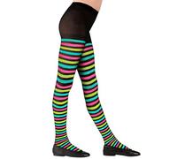 W WIDMANN MILANO Party Fashion - Collant a righe per bambini, accessori per costumi da strega, coccinella, ape, elfo, per tutti i giorni e molto altro ancora