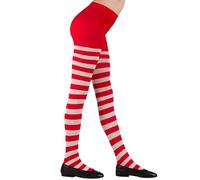W WIDMANN MILANO Party Fashion - Collant a righe per bambini, accessori per costumi da strega, coccinella, ape, elfo, per tutti i giorni e molto altro ancora