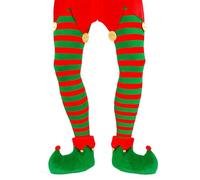 W WIDMANN MILANO Party Fashion - Collant da uomo 70 DEN | Collant a righe per costumi da elfo / folletto, Natale, Carnevale, feste a tema