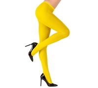 W WIDMANN MILANO Party Fashion - Collant per adulti, 40 DEN, neon, leggings, carnevale