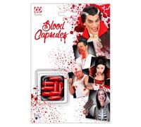 W WIDMANN MILANO Party Fashion Conf. 8 Capsule Sangue Finto per Adulti, Rosso, Taglia Unica, VD-WDM4024T