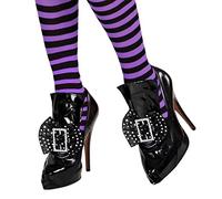 W WIDMANN MILANO Party Fashion- Copriscarpe da Strega in Vinile Donna, Multicolore, 9522C