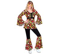 W WIDMANN MILANO Party Fashion - Costume 60s Hippie Style, Reggae, Flower Power, Disco Fever