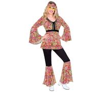 W WIDMANN MILANO Party Fashion - Costume 60s Hippie Style, Reggae, Flower Power, Disco Fever