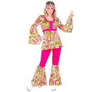 W WIDMANN MILANO Party Fashion - Costume 60s Hippie Style, Reggae, Flower Power, Disco Fever