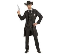 Widmann Costume da Sceriffo Americano Vestito Carnevale Uomo Taglia M-L