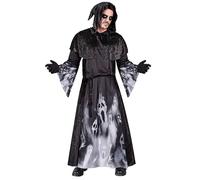 Widmann Screaming Souls (Hooded Robe With Capelet, Belt) (L) Black