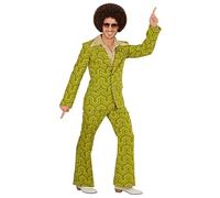 W WIDMANN MILANO Party Fashion - Costume anni 70, giacca e pantaloni, hippie, reggae, flower power, disco fever, costumi in maschera