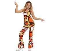 W WIDMANN MILANO Party Fashion - Costume anni '70 tuta, Disco Fever, Dancing Queen, costumi di carnevale