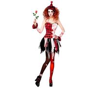 W WIDMANN MILANO Party Fashion - costume arlecchino horror, abito, clown assassino, Halloween, costumi in maschera