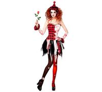 W WIDMANN MILANO Party Fashion - costume arlecchino horror, abito, clown assassino, Halloween, costumi in maschera