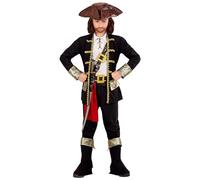 W WIDMANN MILANO Party Fashion - costume bambino da capitano pirata, bucaniere, bandito, costumi in maschera