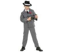 W WIDMANN MILANO Party Fashion - costume da gangster, mafioso, in maschera, carnevale, per bambini