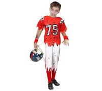 WIDMANN MILANO PARTY FASHION - Costume da giocatore di football americano zombie per bambini, scuola superiore, Halloween