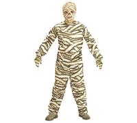 W WIDMANN MILANO Party Fashion - costume da mummia per bambino, giacca, pantaloni, maschera, Halloween, carnevale, festa a tema