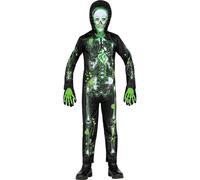 W WIDMANN MILANO Party Fashion - costume bambino scheletro tossico, zombie, Halloween, costumi in maschera