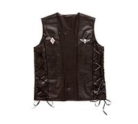W WIDMANN MILANO Party Fashion - Costume biker gilet fuorilegge, look pelle, rocker, costumi in maschera