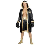 WIDMANN MILANO PARTY FASHION - Costume pugile campione del mondo, cappotto da pugile con cappuccio, sportivo, kickboxer
