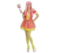W WIDMANN MILANO Party Fashion - Costume Candy Girl, abito, lecca-lecca, cupcake ragazza, carnevale