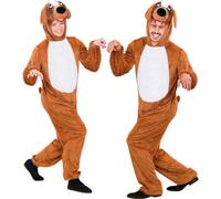 W WIDMANN MILANO Party Fashion - Costume da cane, tuta in peluche, costume da animale, costumi di carnevale