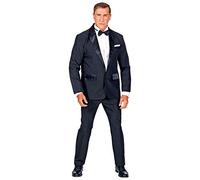 W WIDMANN MILANO Party Fashion - Costume cena giacca, giacca, pantaloni, papillon, abito, agente segreto, costumi in maschera