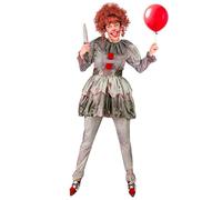 W WIDMANN MILANO Party Fashion - costume clown assassino, vestito, clown horror, psicopatico, travestimento Halloween