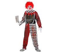 W WIDMANN MILANO Party Fashion - Costume da clown assassino, circo, clown horror, Halloween