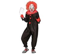 W WIDMANN MILANO Party Fashion - Costume clown horror, tuta, clown assassino, costumi in maschera, Halloween