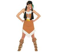 W WIDMANN MILANO Party Fashion - Costume Comanche, abito con cintura, fascia con piuma, indiana, Far West