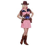W WIDMANN MILANO Party Fashion - Costume cowgirl da rodeo, sceriffo, wild west, costumi di carnevale, carnevale