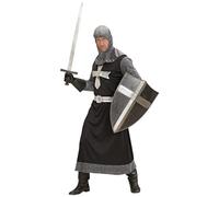 W WIDMANN MILANO Party Fashion - Costume Crociato scuro, armatura, cavaliere, soldato, medievale, costumi di carnevale