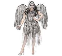 W WIDMANN MILANO Party Fashion - costume da angelo nero, abito, inferno Halloween, costumi in maschera