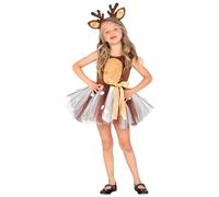 W WIDMANN MILANO Party Fashion – Set travestimento renna per bambini con tutù e fascia per capelli