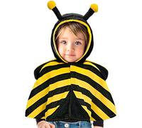 W WIDMANN MILANO Party Fashion - Costume da animale per bambini, poncho con cappuccio in peluche, 98 cm, travestimento per carnevale e feste