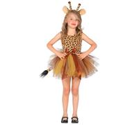 SET TRAVESTIMENTO GIRAFFA TUTU COPRICAPO ACCESSORI CARNEVALE - 10361