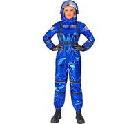 W WIDMANN MILANO Party Fashion - Costume da astronauta per donna, tuta spaziale con casco, tuta spaziale, astronauta, costumi di carnevale