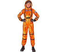 W WIDMANN MILANO Party Fashion - Costume da astronauta da donna, tuta spaziale con casco, tuta spaziale, costume da carnevale
