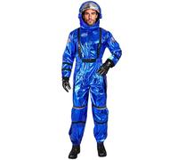 W WIDMANN MILANO Party Fashion - Costume da astronauta per uomo, tuta spaziale con casco, tuta spaziale, astronauta, costumi di carnevale