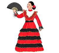 W WIDMANN MILANO Party Fashion - costume da ballerina di flamenco per bambini, abito, senorita, spagnolo, costumi di carnevale