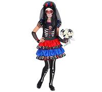 W WIDMANN MILANO Party Fashion - Costume da bambina Mujer Dia De Los Muertos, vestito, giorno dei morti, Halloween