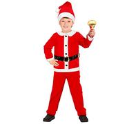 W WIDMANN MILANO Party Fashion - Costume da bambino Babbo Natale, Babbo Natale, Babbo Natale, costume di Natale