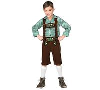 W WIDMANN MILANO Party Fashion - Costume da bambino bavarese, camicia, pantaloni tradizionali, festa della birra, festa popolare, costumi in maschera