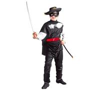 COSTUME ZORRO IL BANDITO MASCHERATO BAMBINO 8/10 ANNI